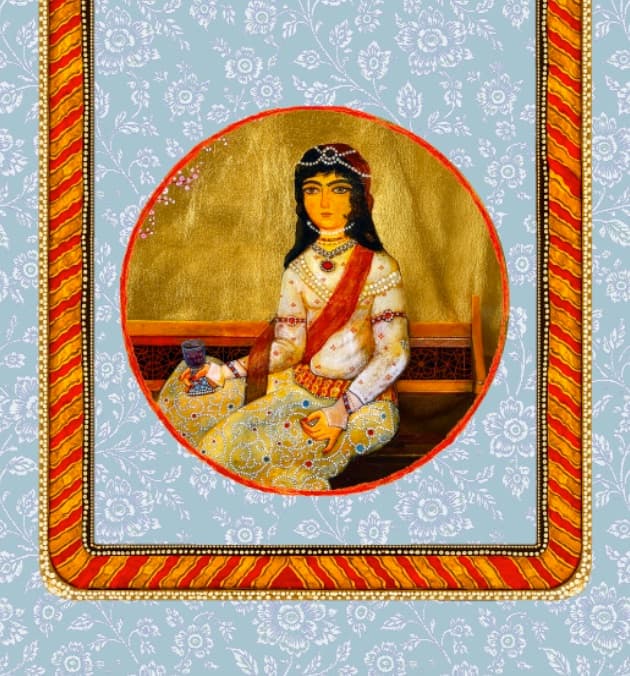 ყაჯარი — Levan Margiani-ის მაგიდის რანერი Artiani-ისთვის. ფერი: Sky. ზომა: 35x145. სურათი 2