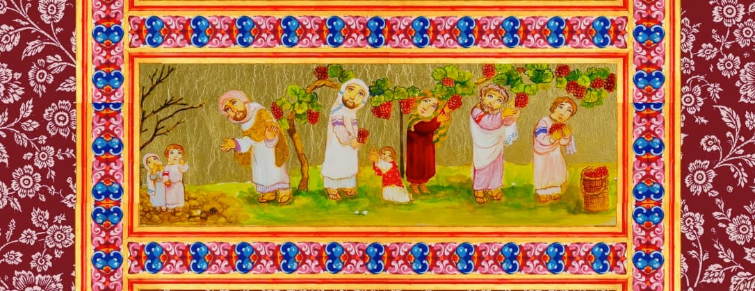 კომპოზიცია: ოჯახი, ხე კეთილი - ხე ბოროტი — Levan Margiani-ის მაგიდის რანერი Artiani-ისთვის. ფერი: Antique Bordeaux. ზომა: 50x200. სურათი 3