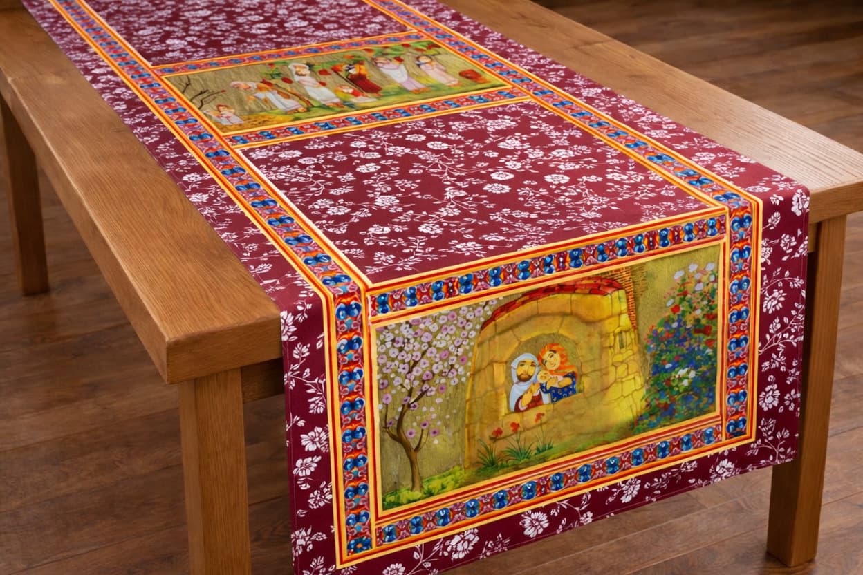 კომპოზიცია: ოჯახი, ხე კეთილი - ხე ბოროტი — Levan Margiani-ის მაგიდის რანერი Artiani-ისთვის